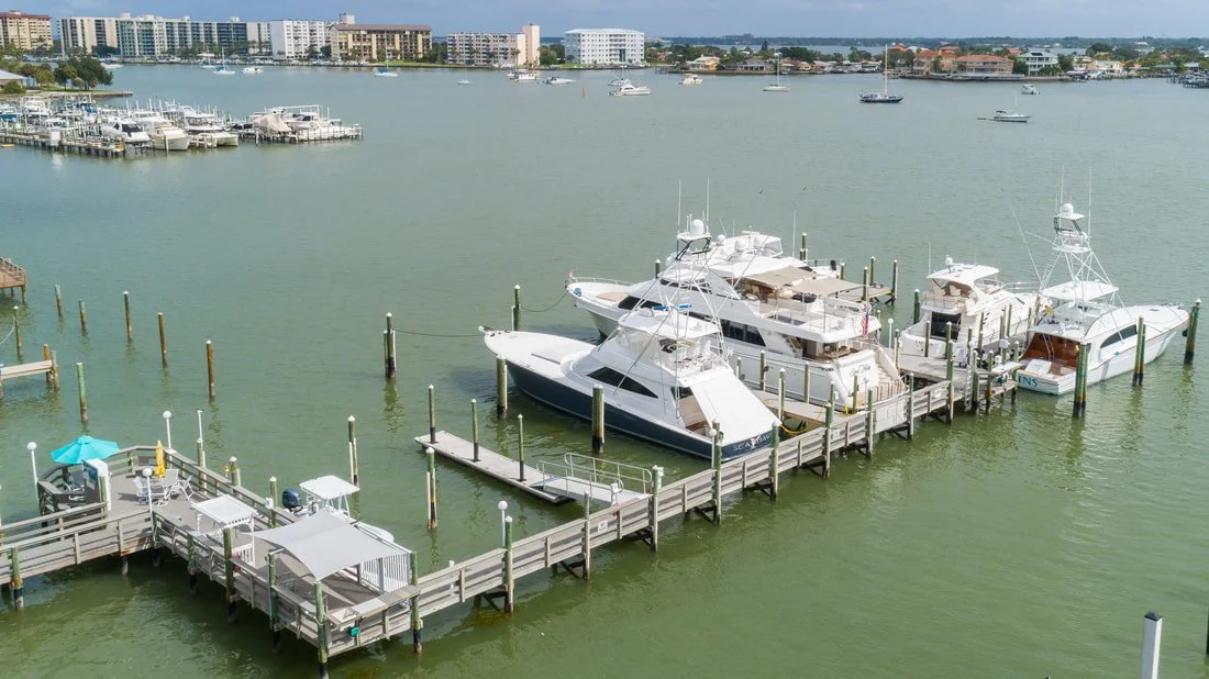 Boats Parked in Slips