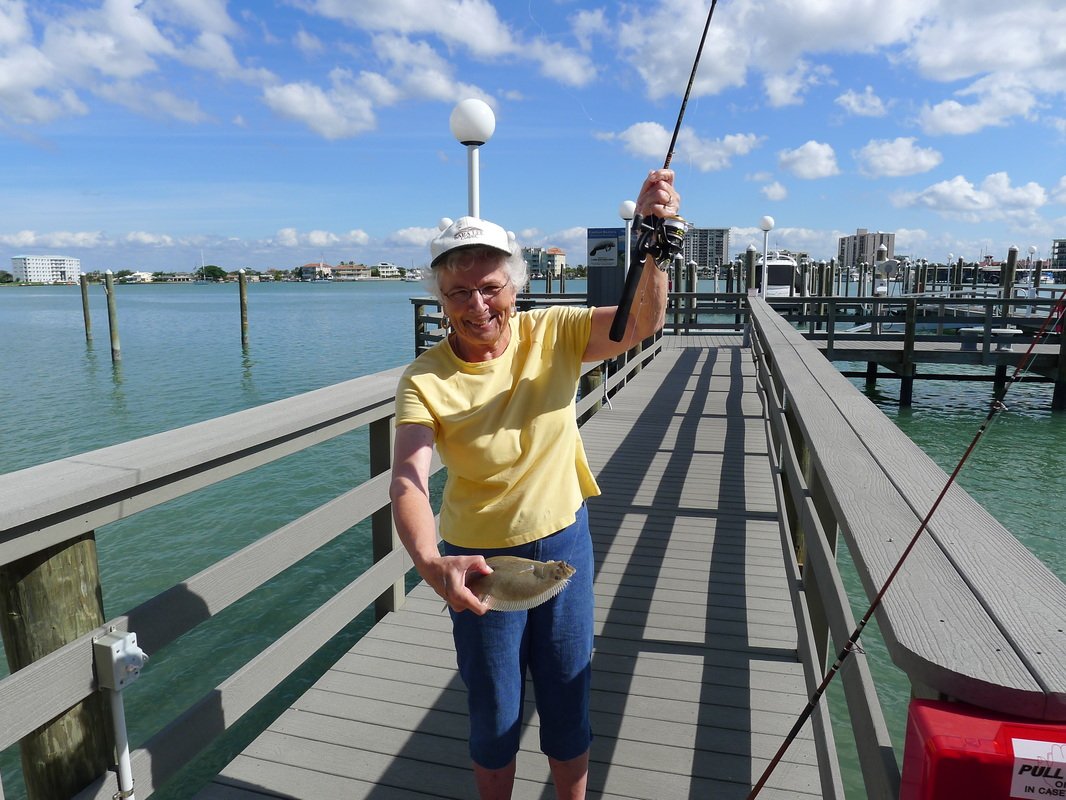 Guest Fishing on the Dock