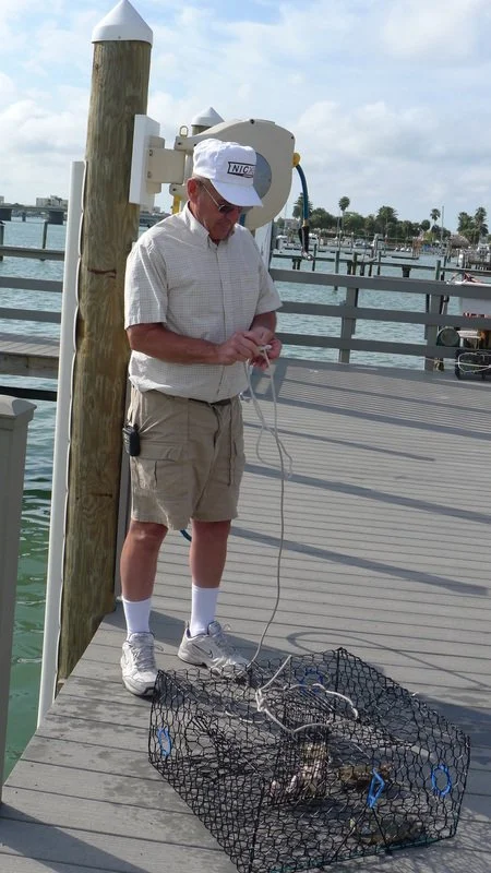 Guest Fishing on Dock