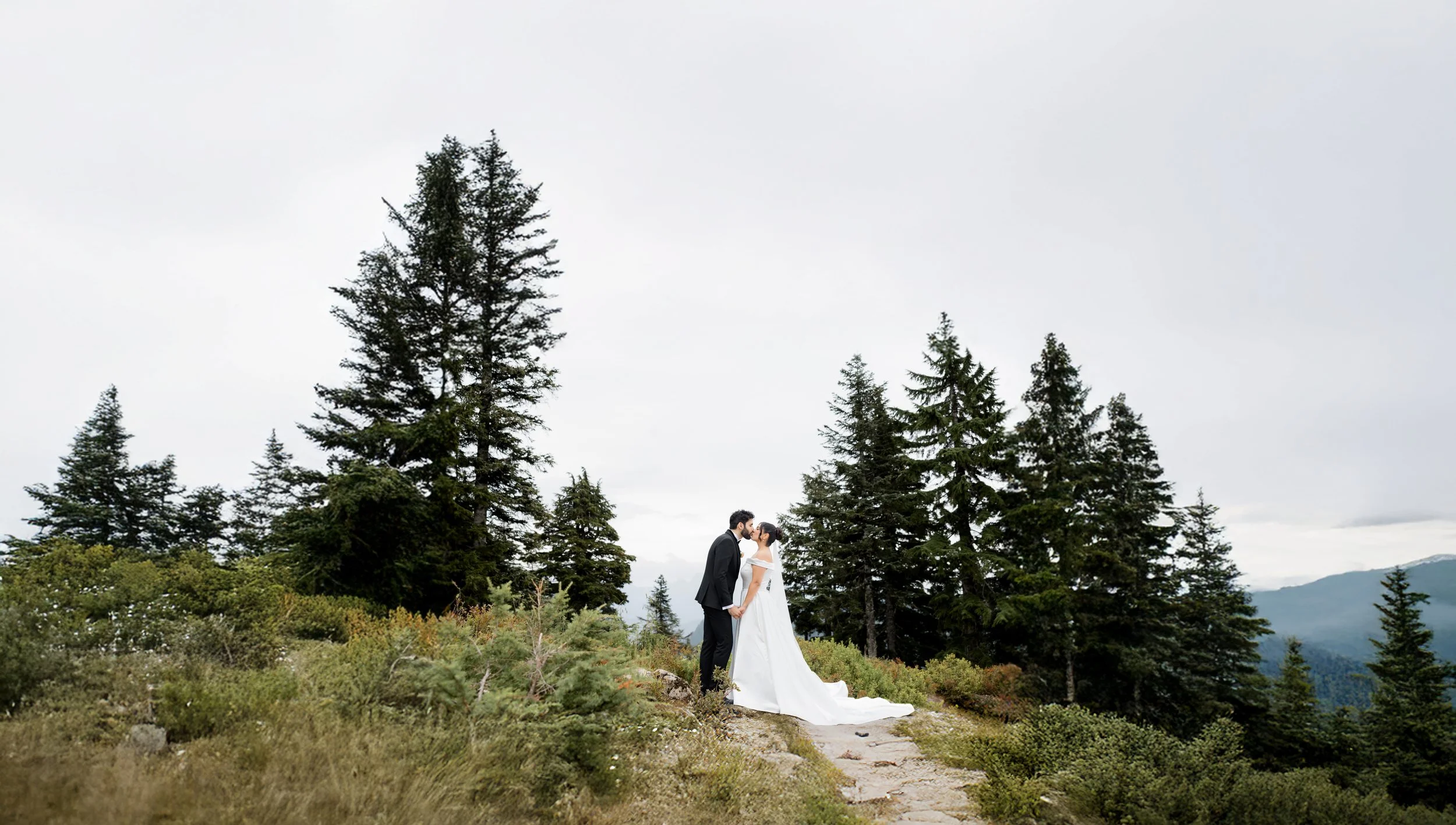 Wedding in grouse mountain