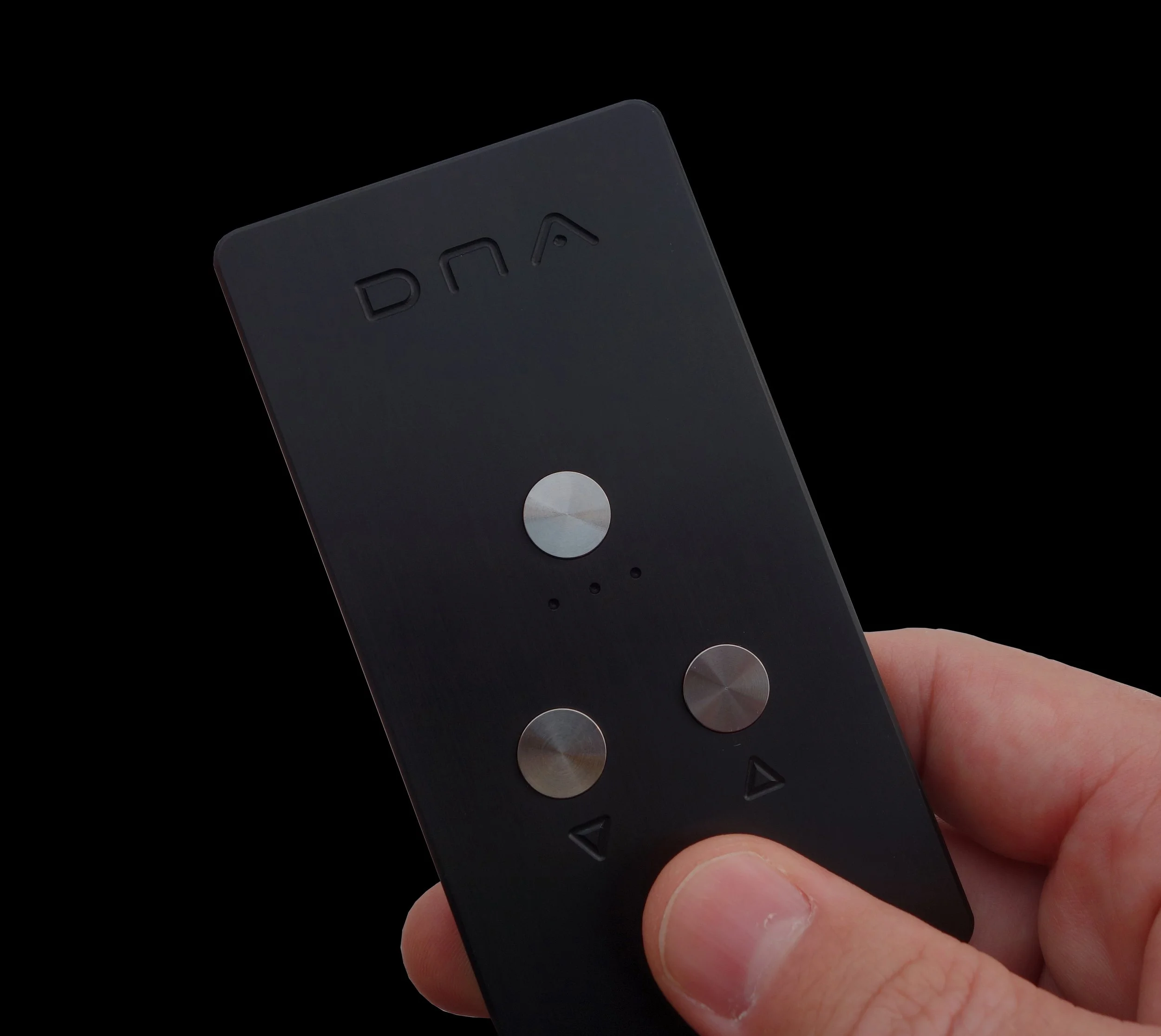 ONIX DNA OA21  remote control branded 'DNA" carved in a solid lump