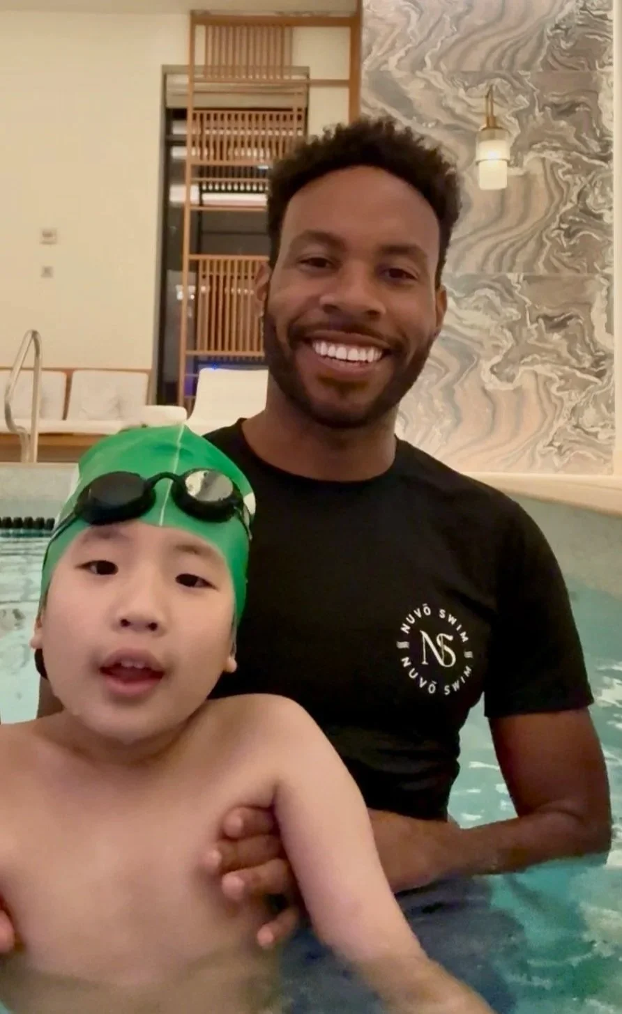 Adaptive swim lessons