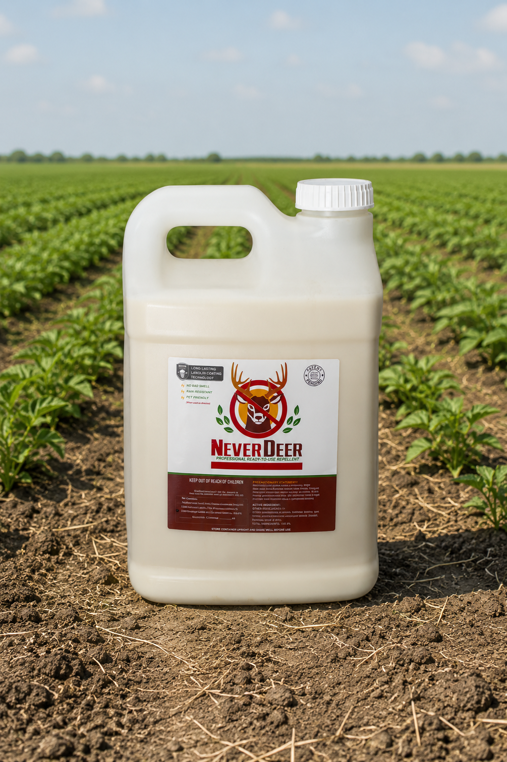 2.5 Gallon Never Deer Professional Ready-To-Use Repellent