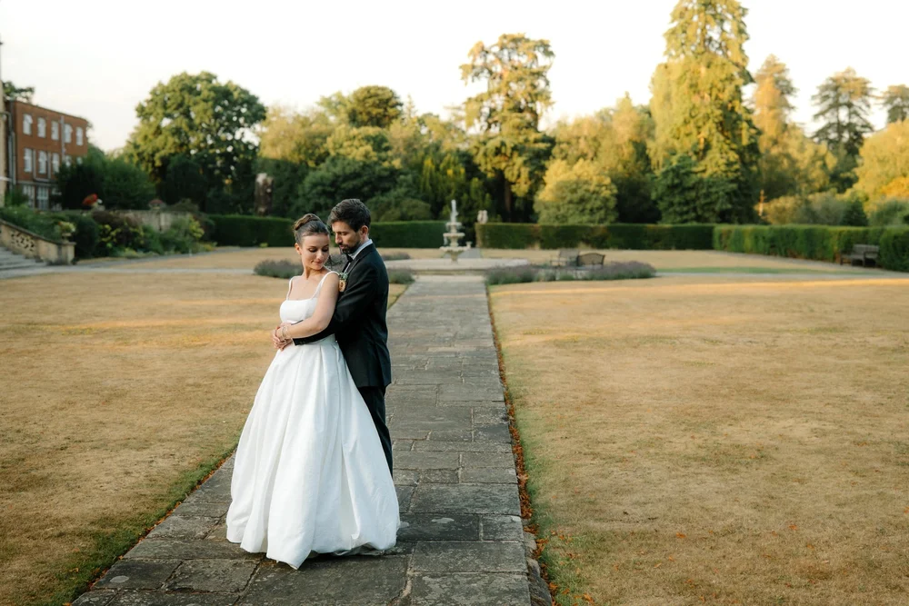 Georgia and Bobby together in the grounds of East Hampstead Park, Wokingham