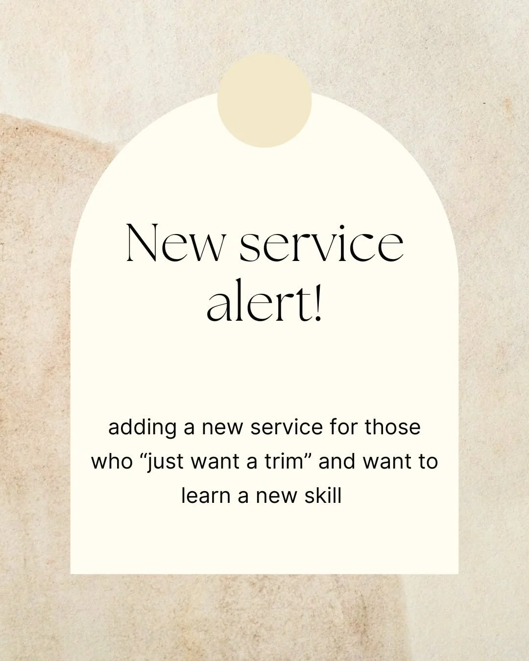 &ldquo;Trialling something a little different in the salon&hellip; ✂️

For the ones who say they only want &lsquo;a tiny trim&rsquo; &mdash; I&rsquo;ll guide you through doing it yourself so you get exactly what you&rsquo;re asking for.

Could be ont