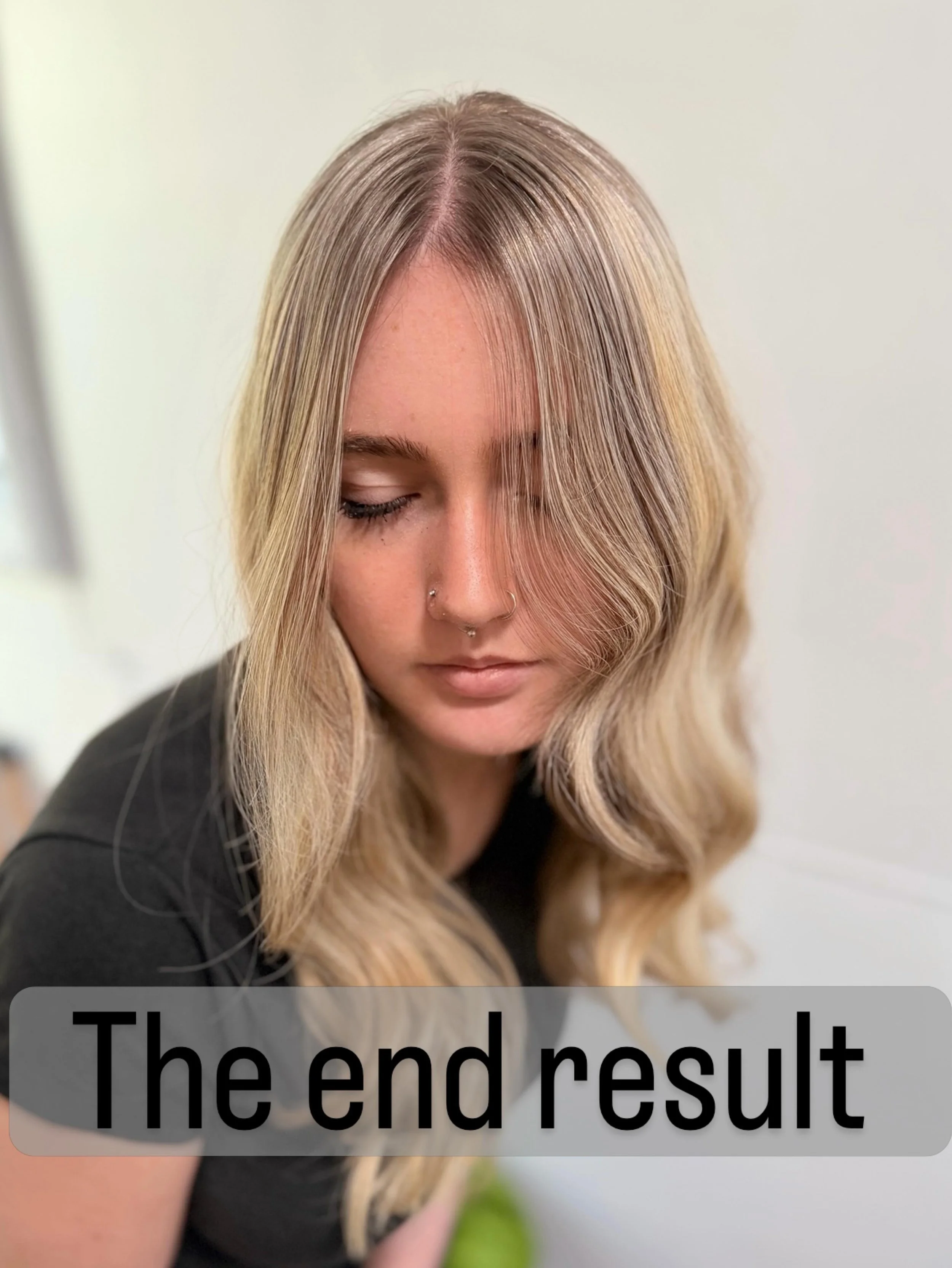 Some blondes just need a little push ✨ Zoe&rsquo;s blonde-up included fresh foils to brighten everything right up and a subtle root smudge for added dimension and a softer, lower-maintenance grow-out. Swipe through to see the whole process &mdash; be