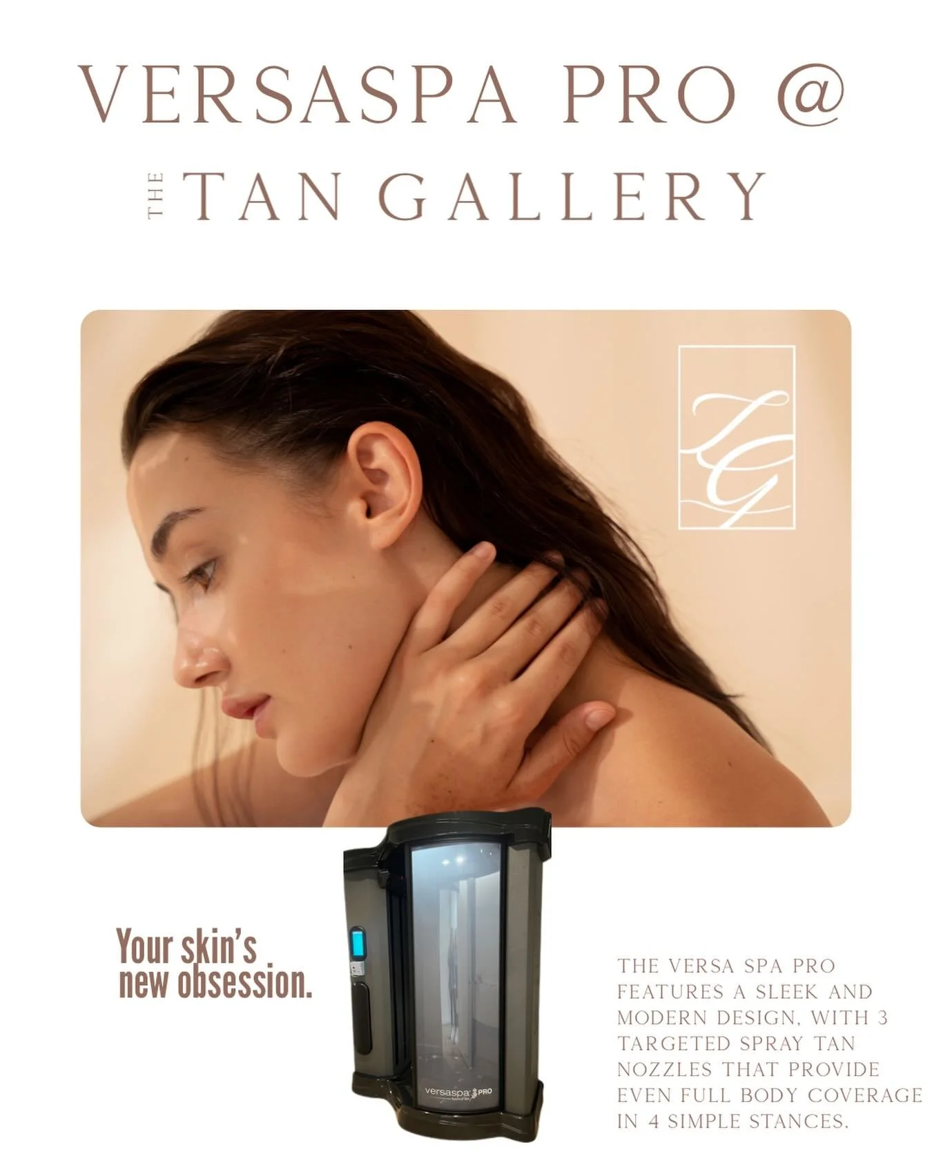 Our versa spa pro machine does all the work &hellip; you just walk out glowing 🤎✨#versaspapro #contactlesstan #tanbooth #warrnambool