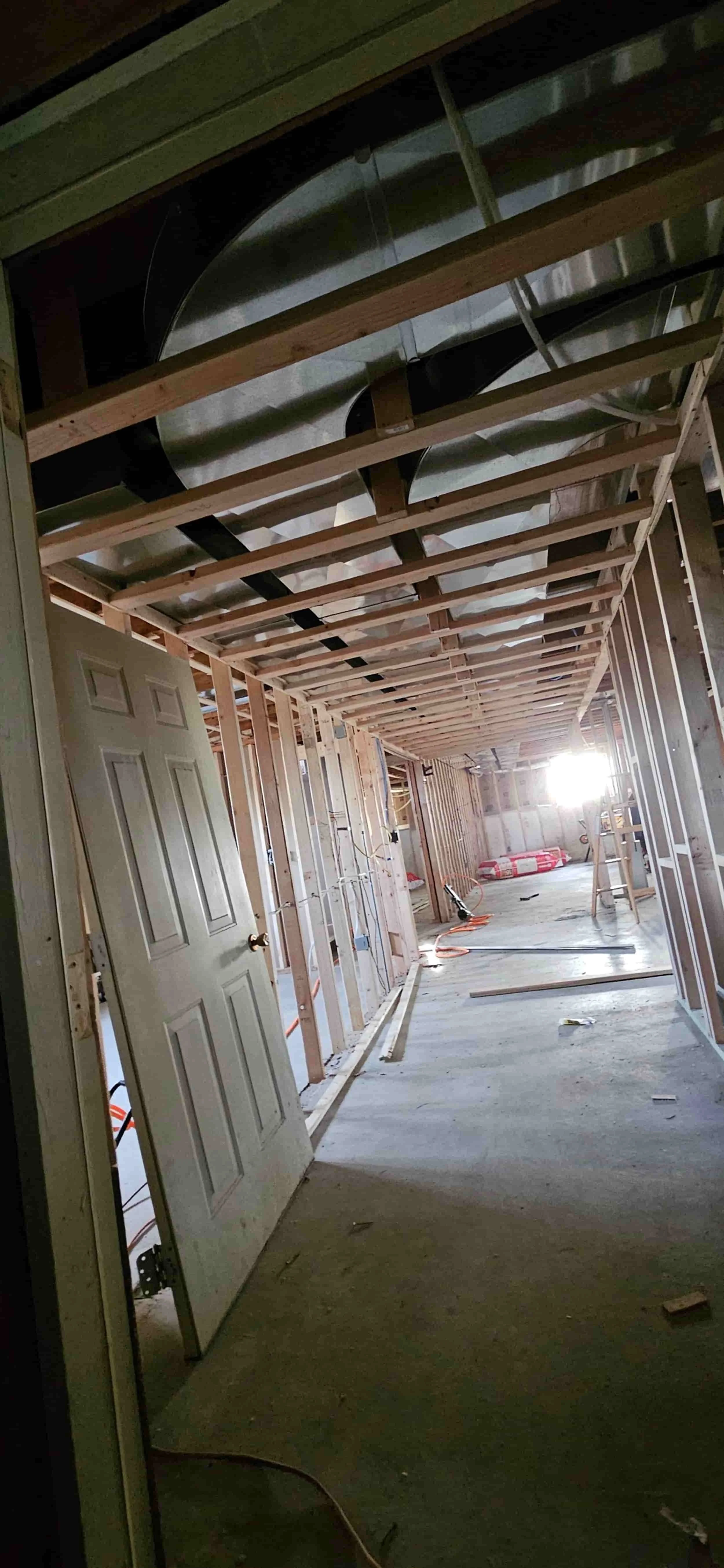 Attached garage remodel with storage cabinets Stillwater MN