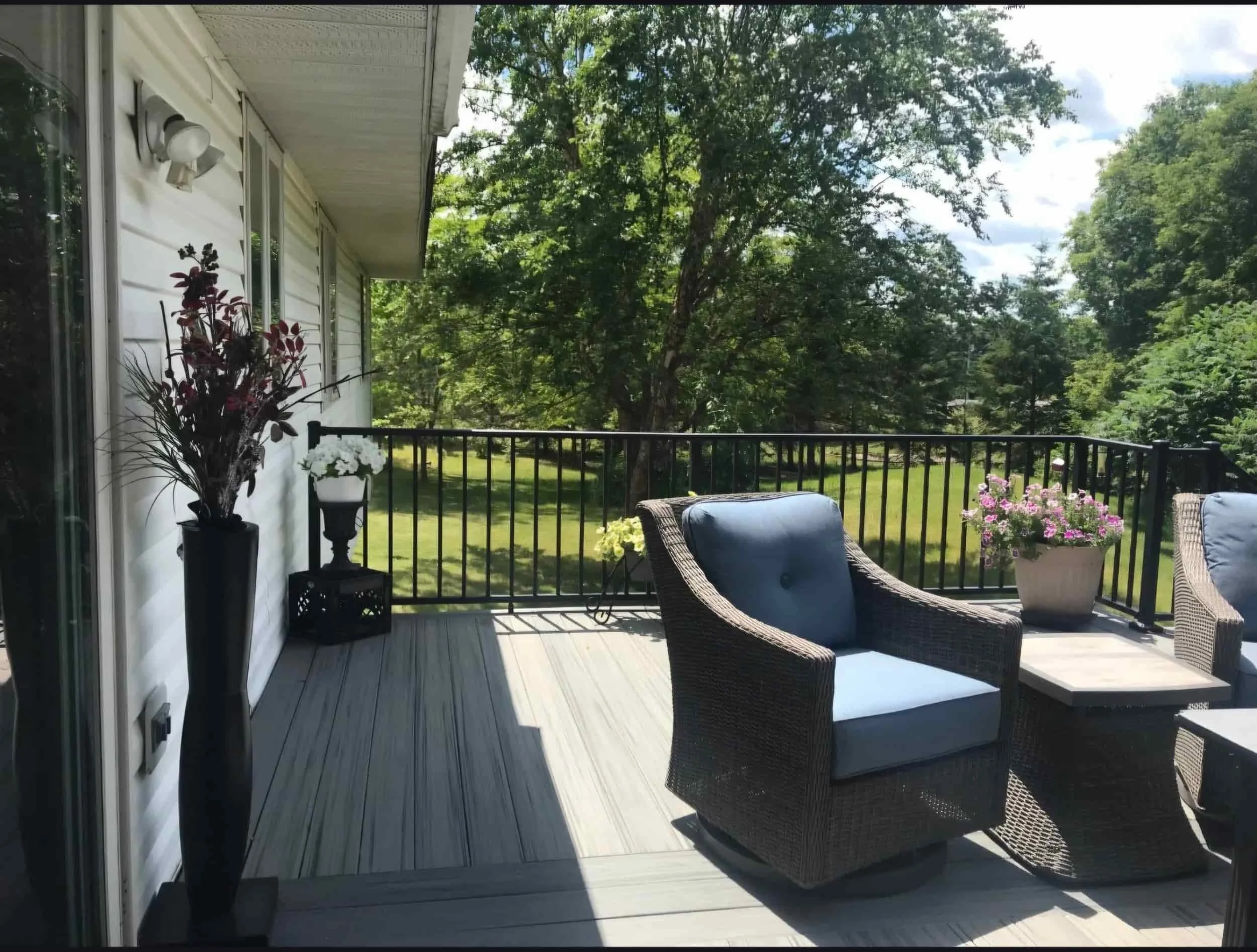 Trex composite decking Hudson WI modern outdoor space