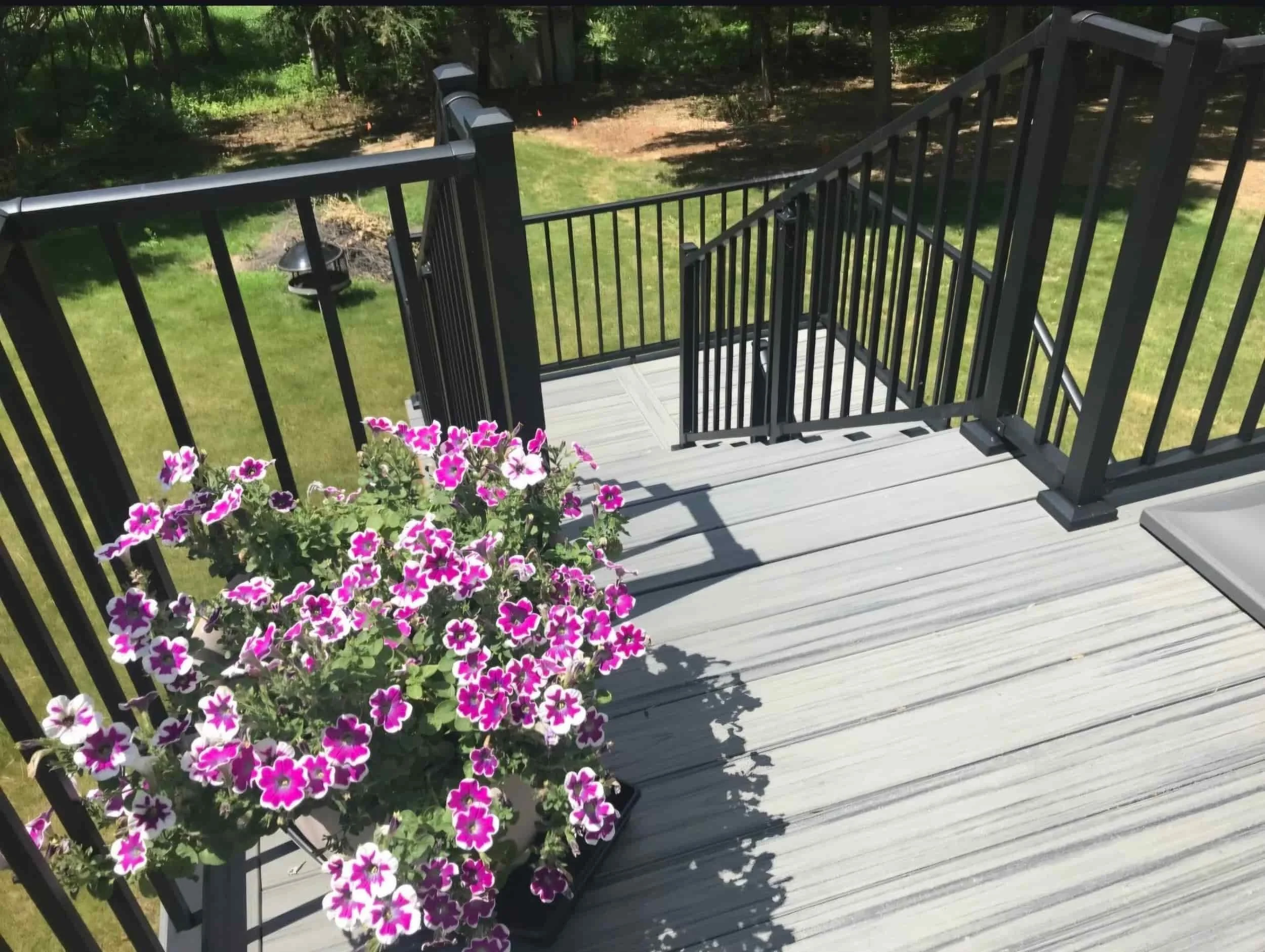 Composite deck installation Wyoming MN low-maintenance backyard