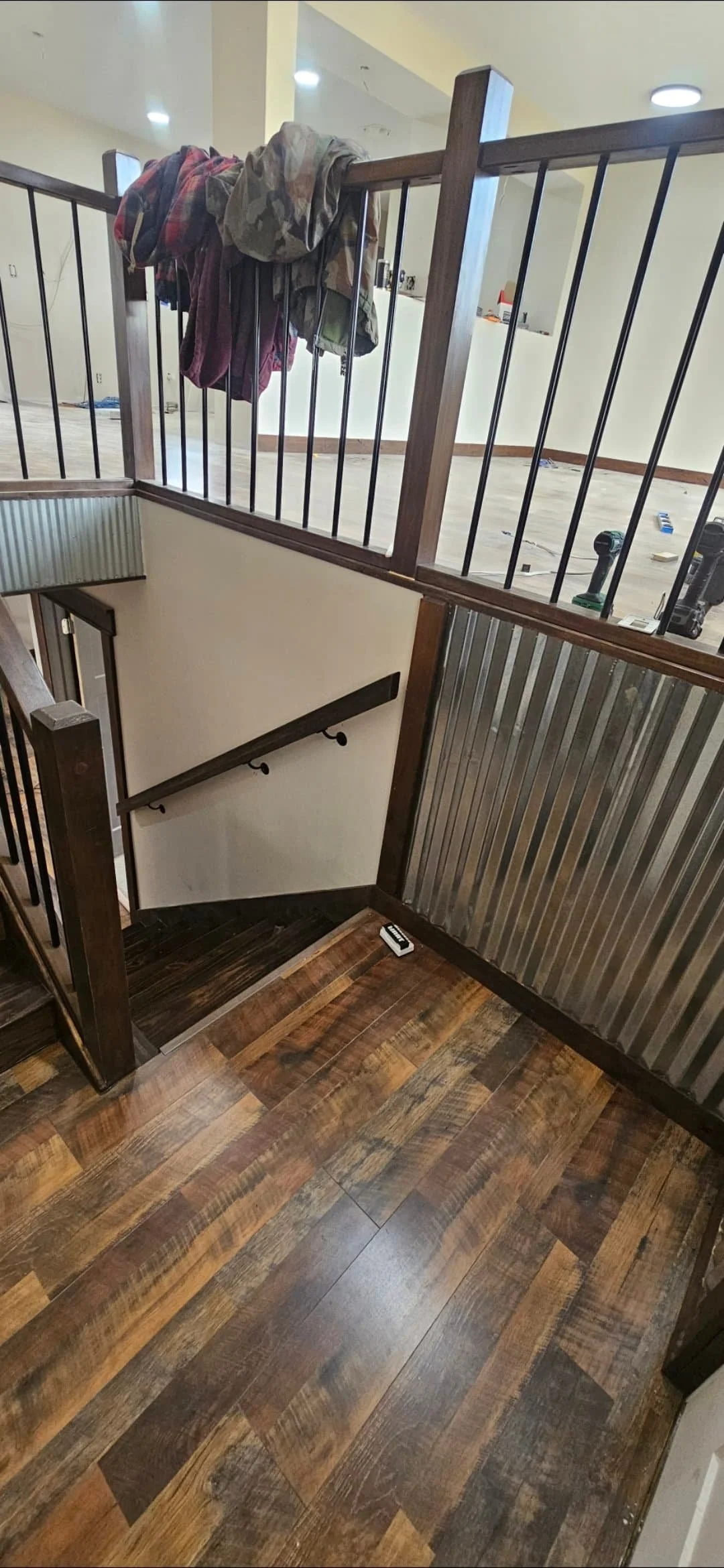 Hardwood flooring replacement Somerset WI open concept living