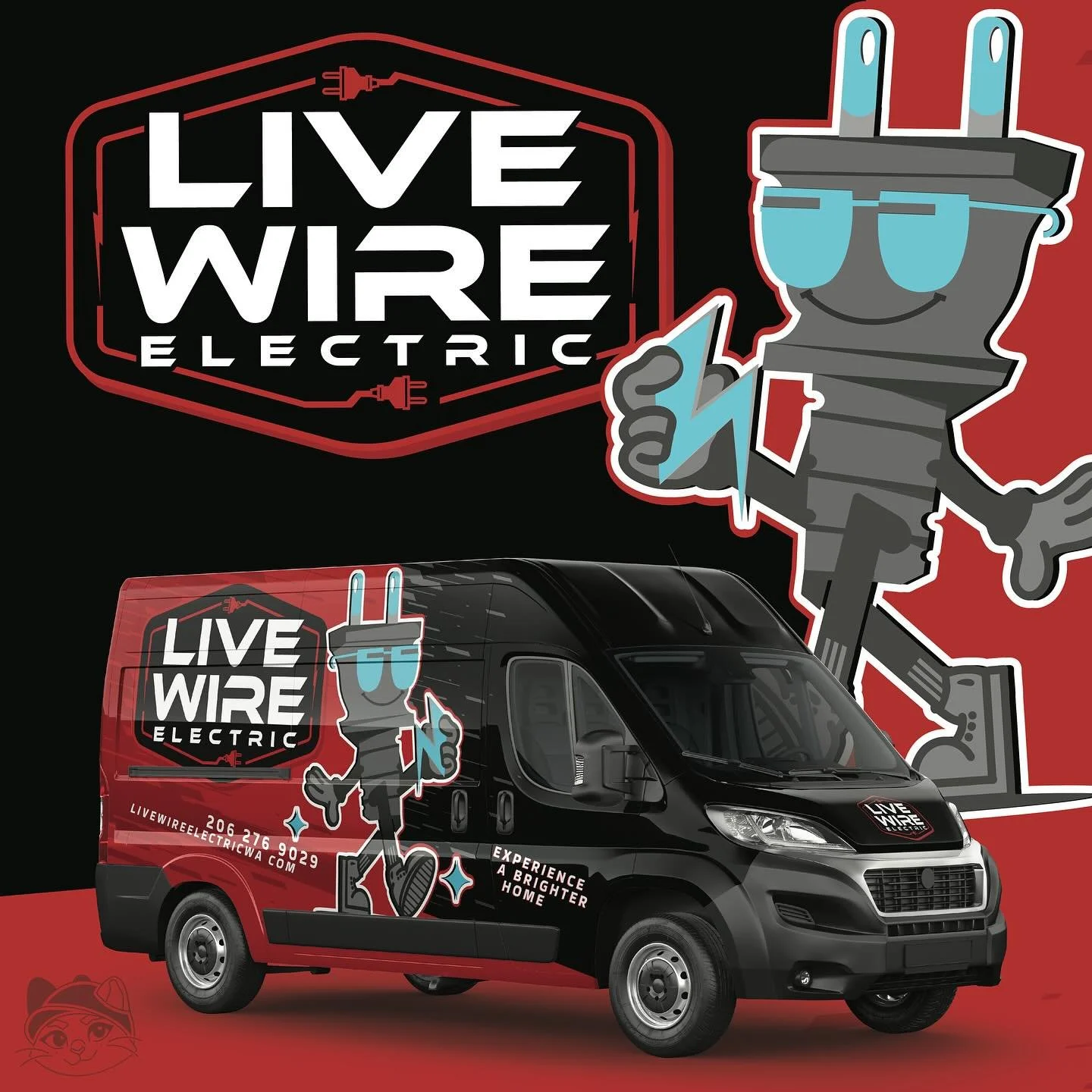 New brand design for Live Wire Electric! ⚡️ 
Photos of the finished wrap should be up on @ardorprinting / @ardorwraps this week, the spot reflective on these look killer!
Thank you for the trust with this LiveWire! 

#wrapdesign #wrap #vehiclewrap #d