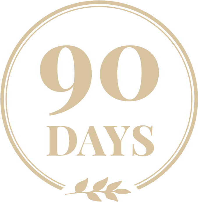 90 Days badge for the Finally Losing It GLP-1 journal