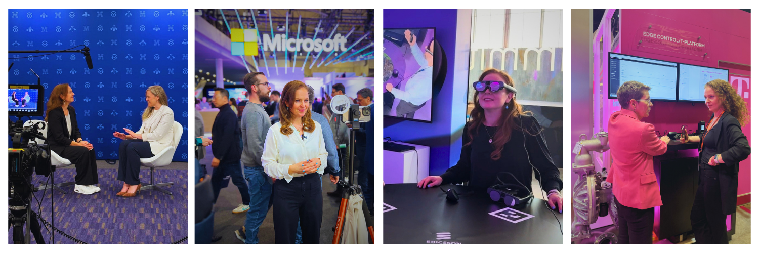 TechMode Co-Founder, Beverley Eve, conducing interviews and creating content