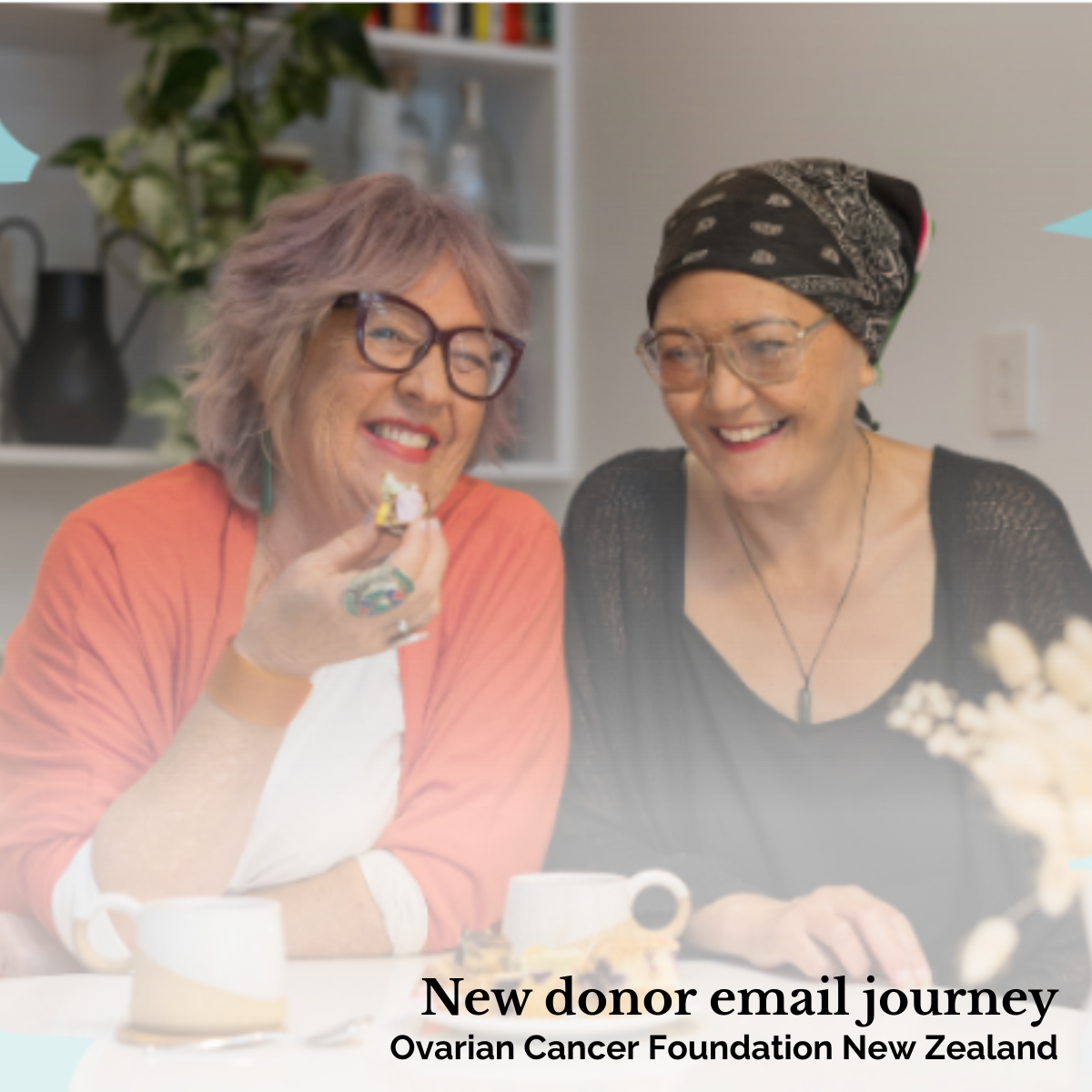 New donor email journey