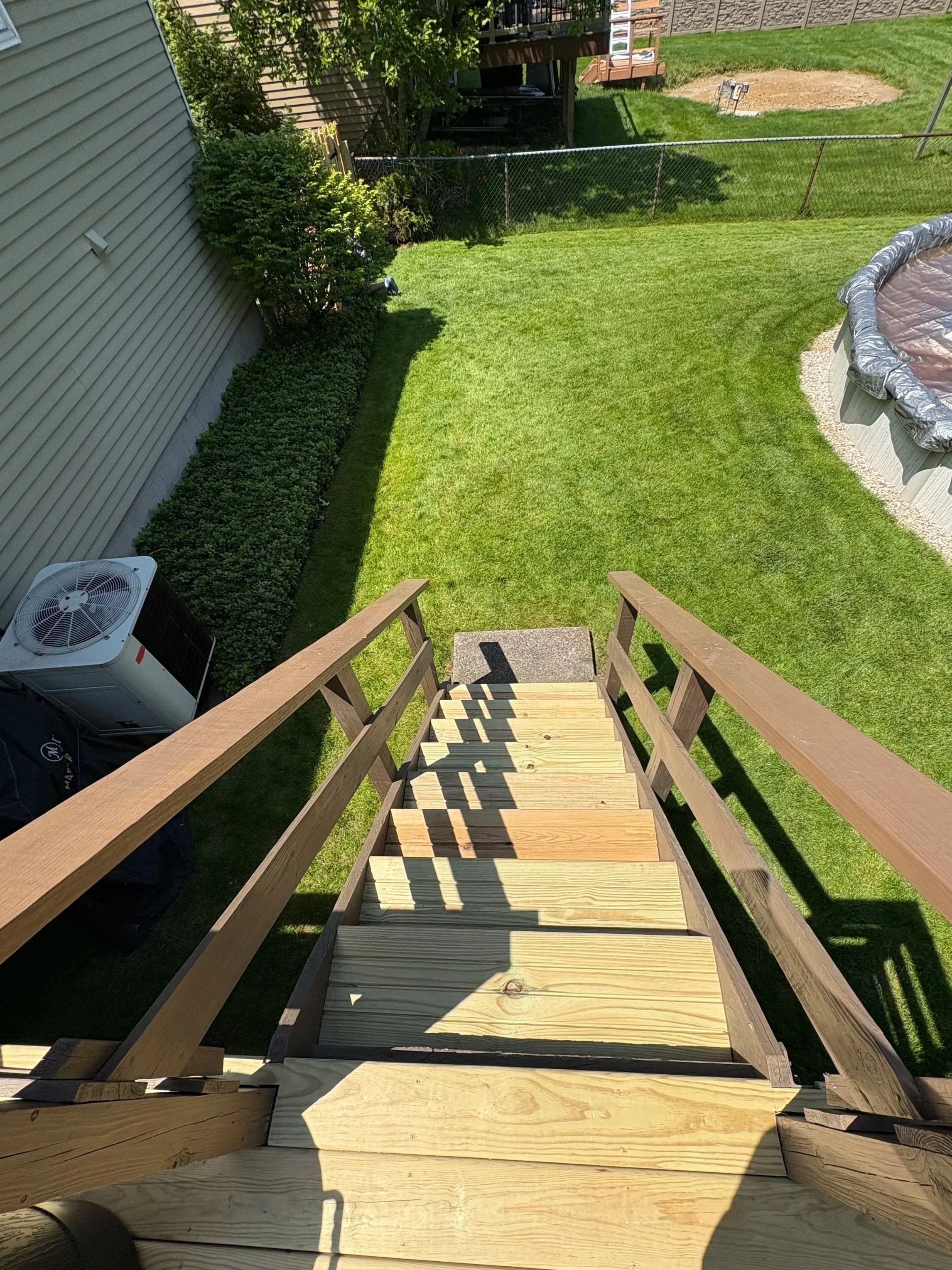 New steps installation