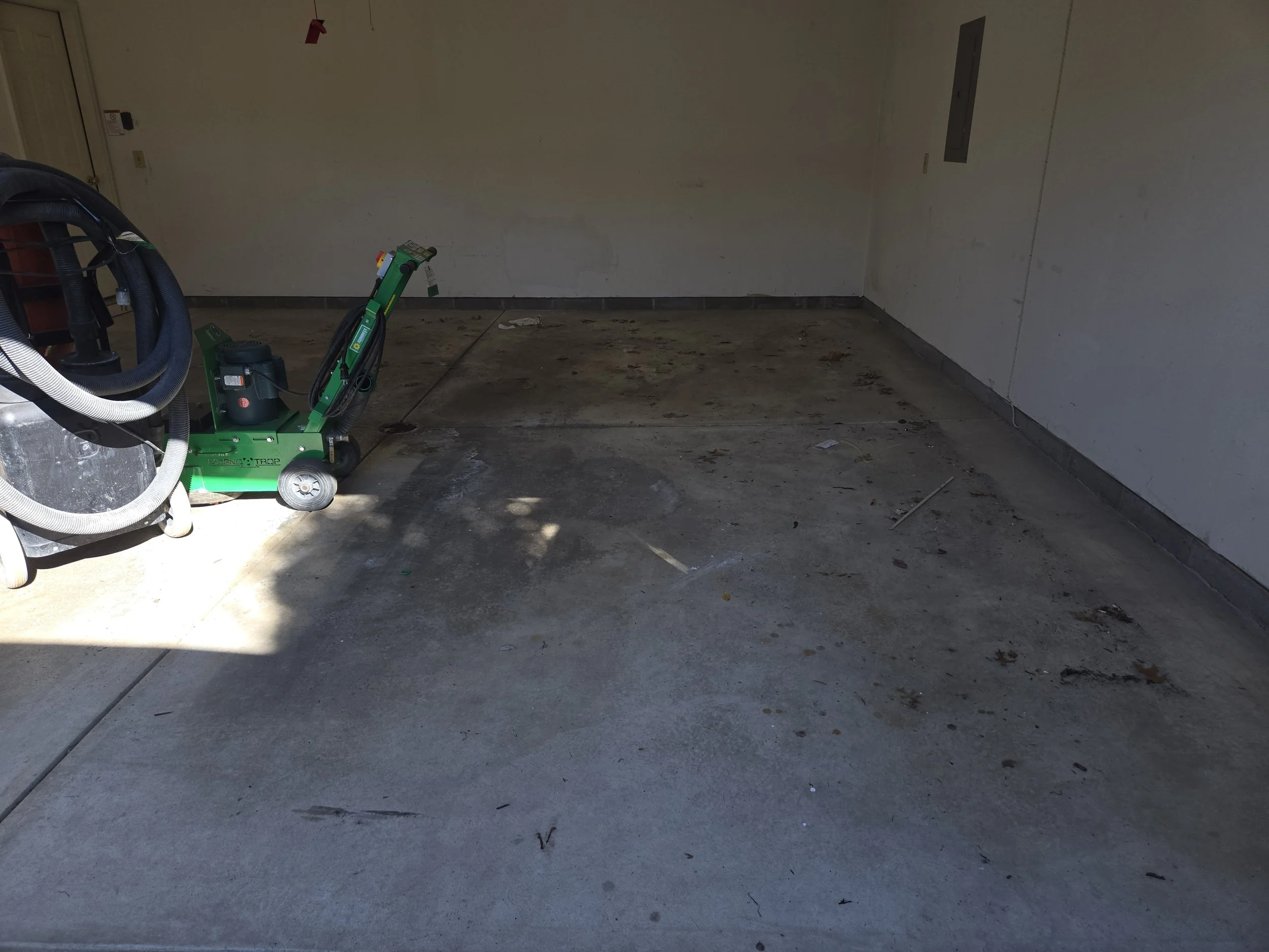 Residential Garage Epoxy Before