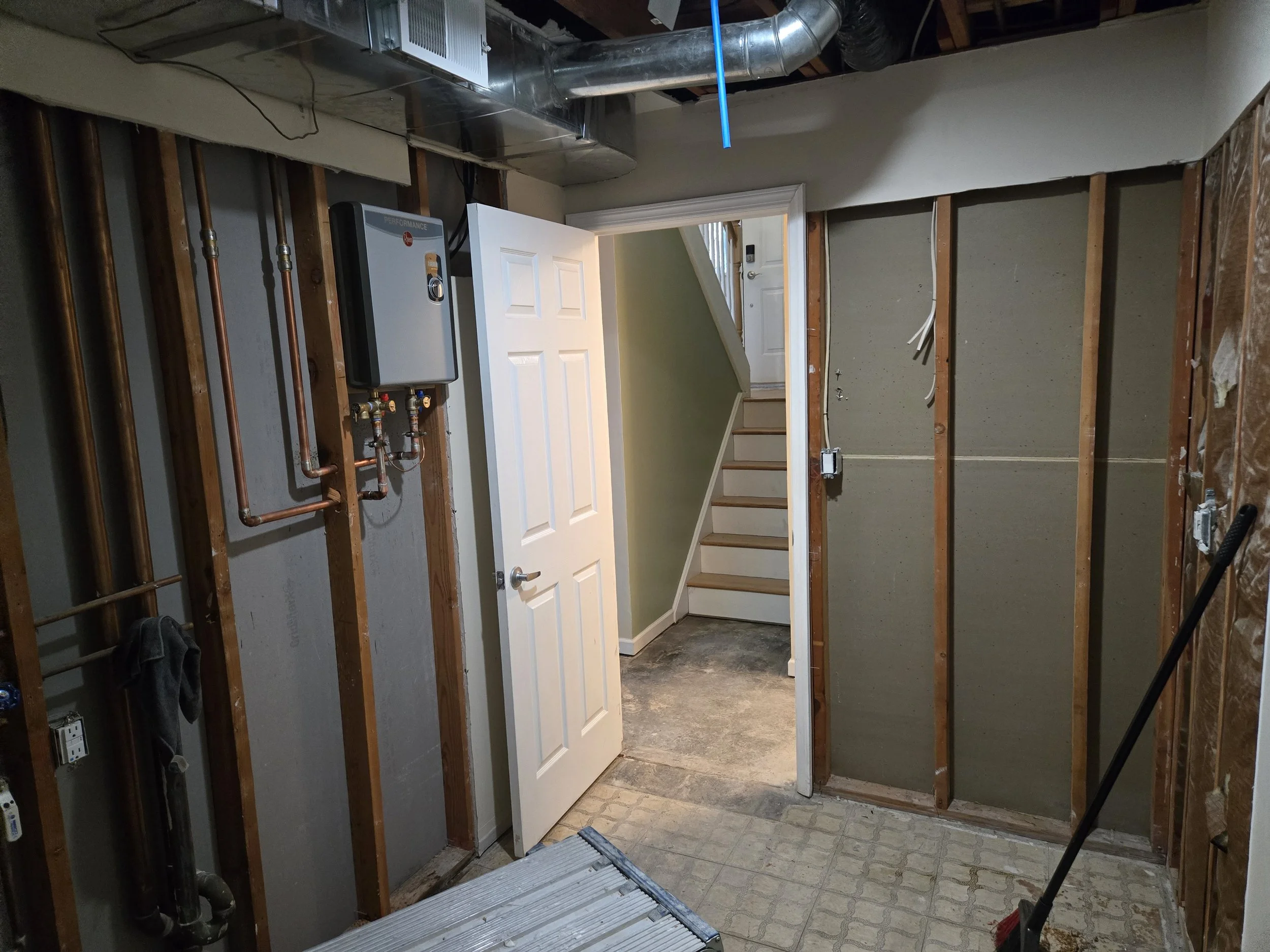 Additional Shower/Laundry Room Before 