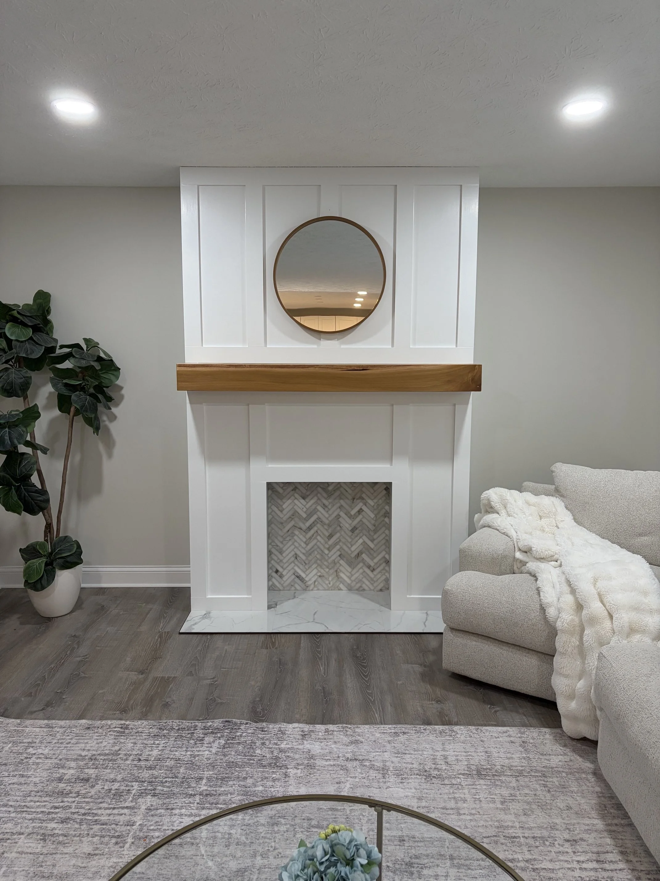 Decorative Fireplace After