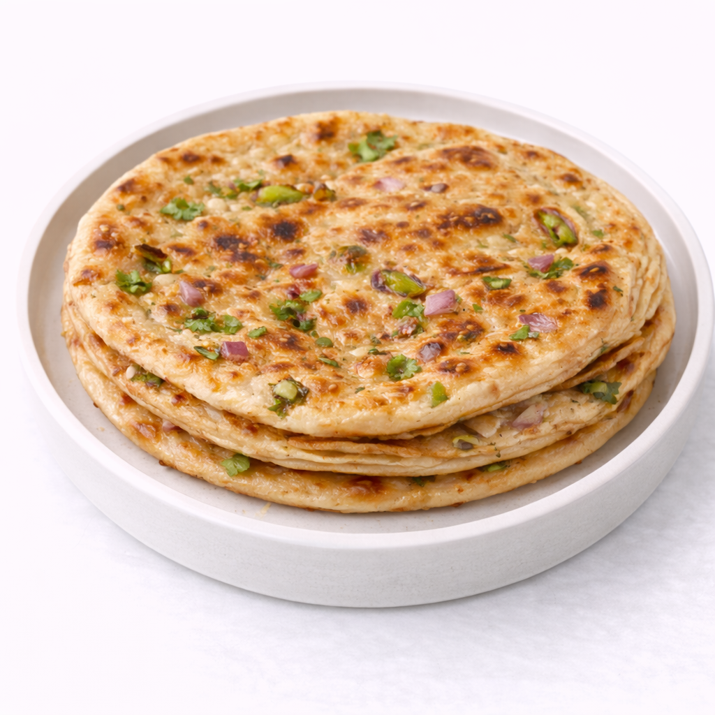 Onion Chili Paratha