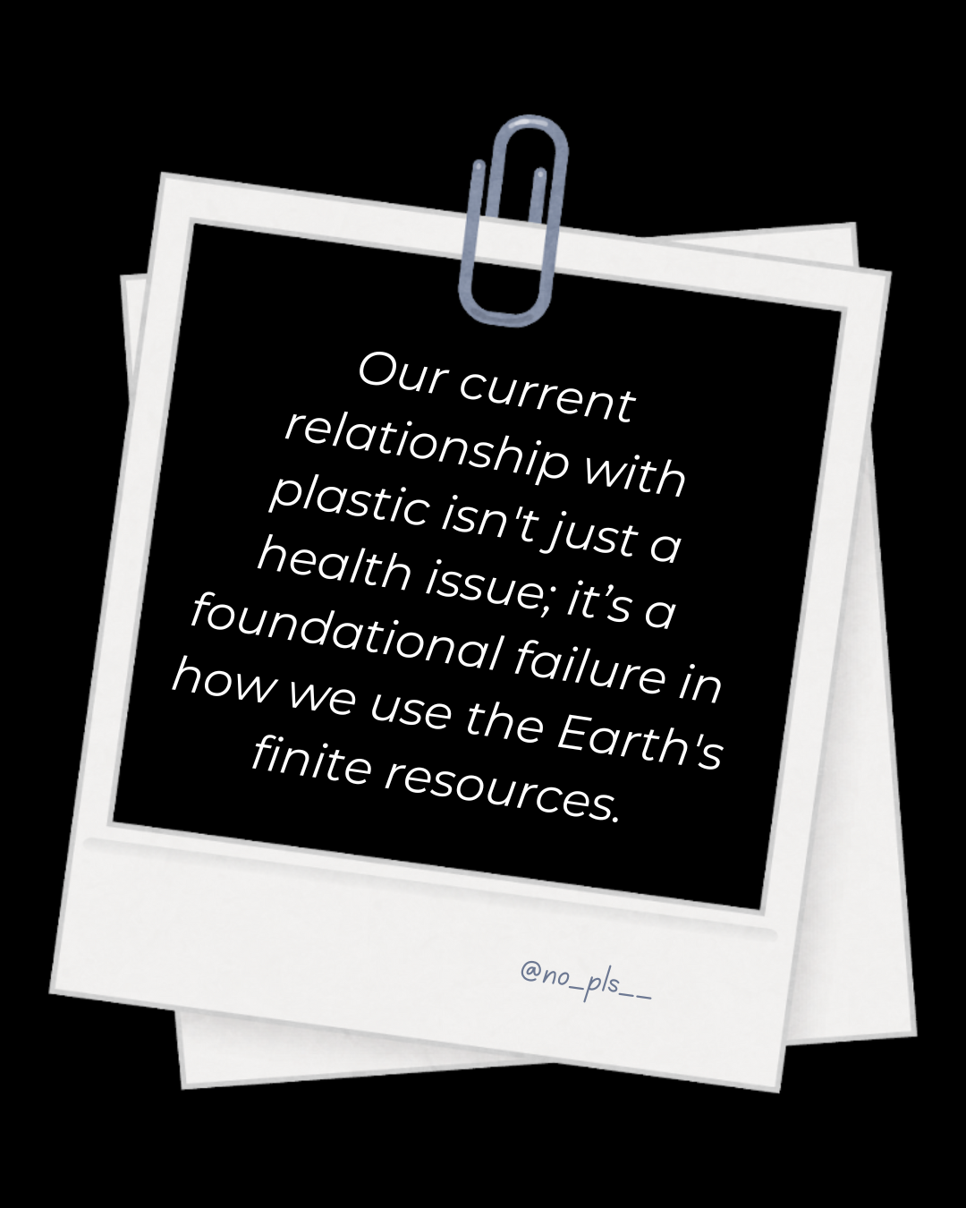 Plastics, the environment and human health