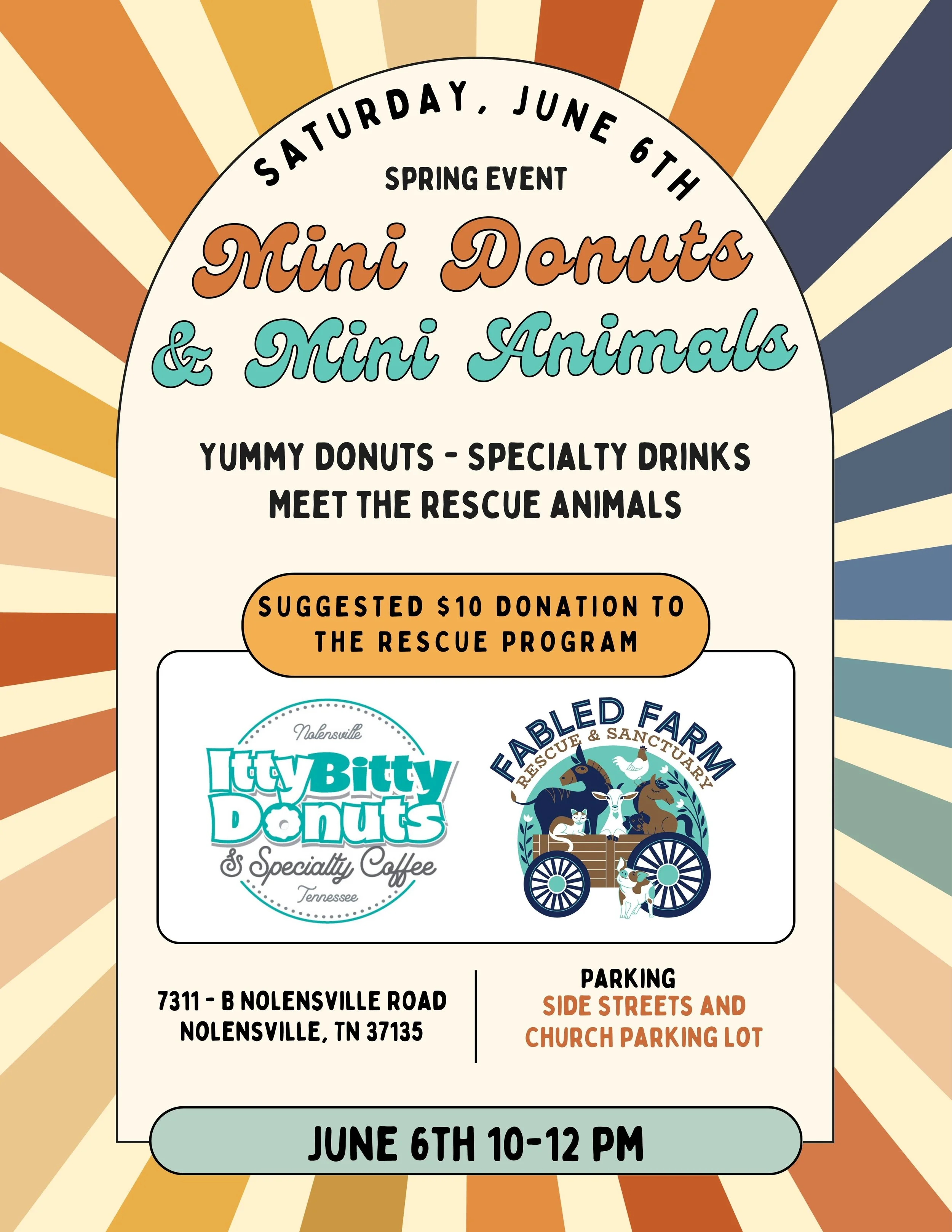 Mini Donuts & Mini Animals