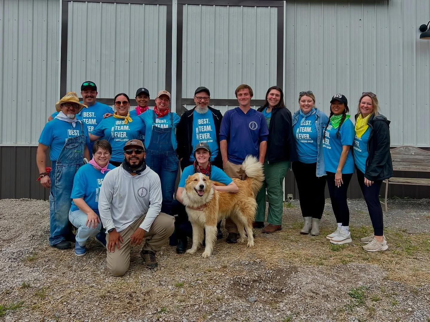 Thank you to our friends at @legacyfarmstn who spent the day volunteering and helping us accomplish so much! We can only save lives with the support of our community, so days like this mean the world to us and the animals!

#farmday #animalrescue #vo