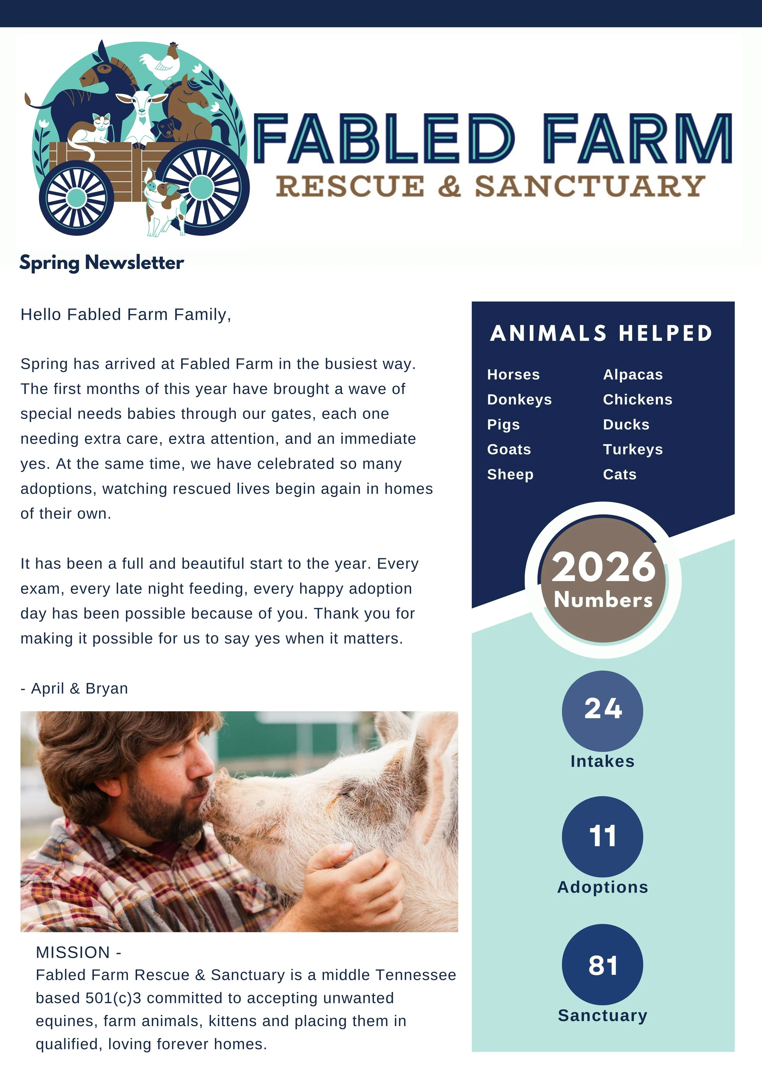 Spring Newsletter