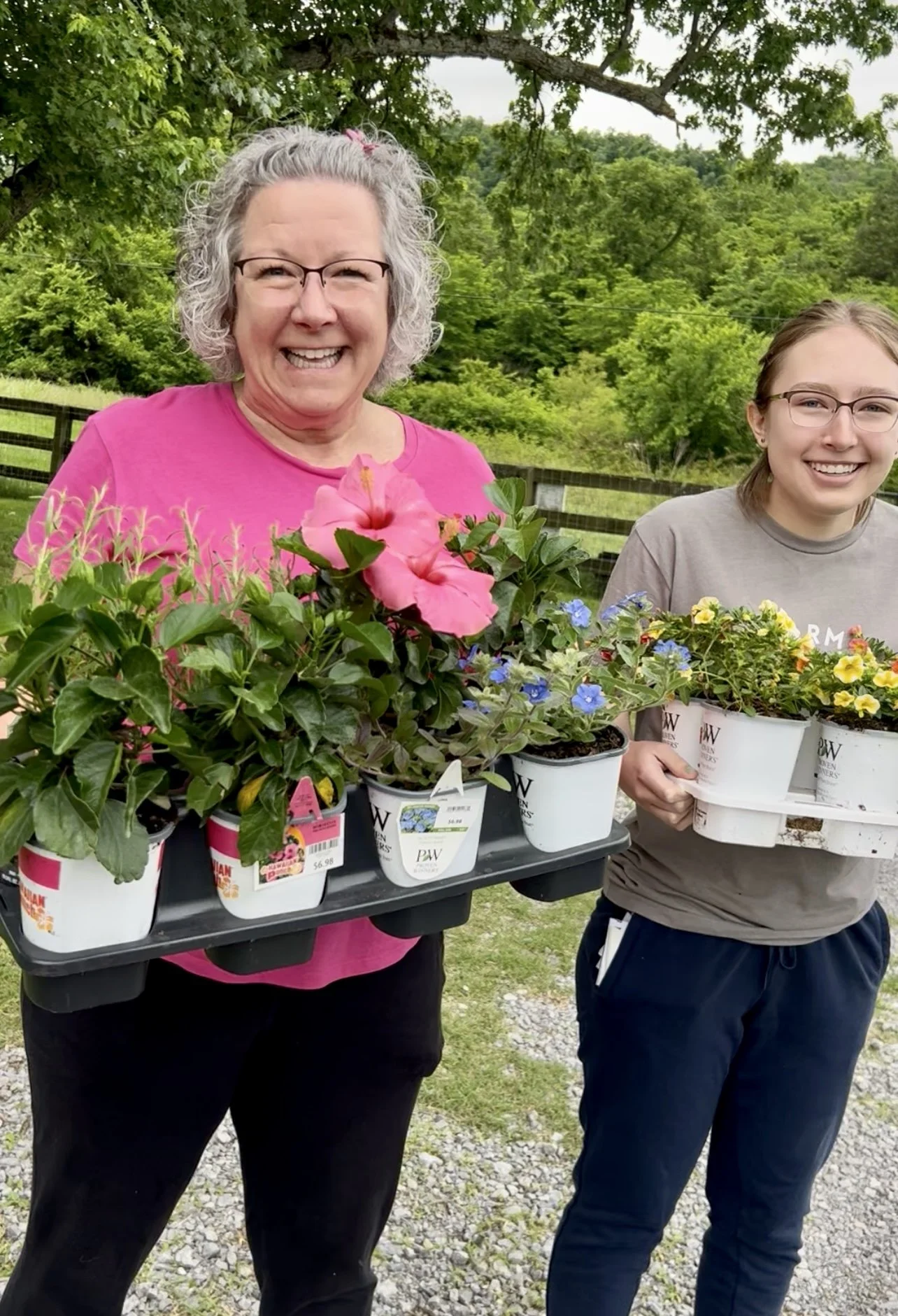 Volunteers working at Fabled Farm Rescue & Sanctuary