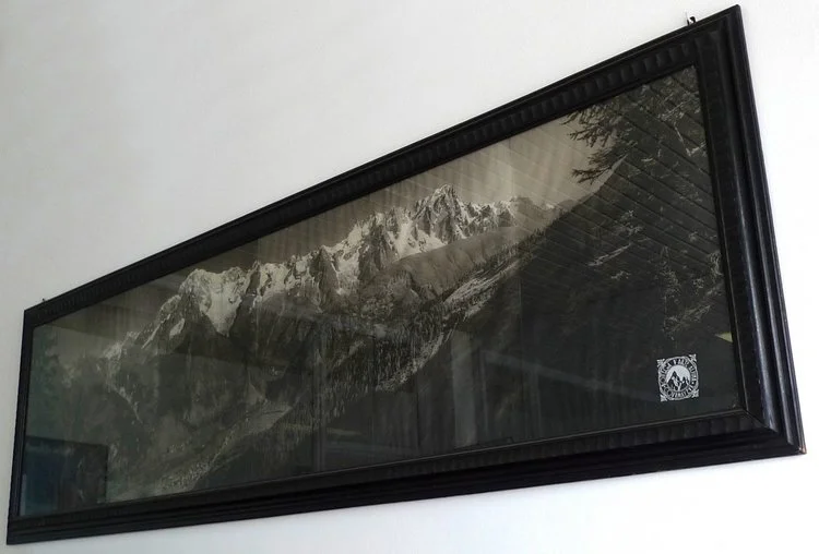 Panorama della Catena del Monte Bianco - cm 61x239