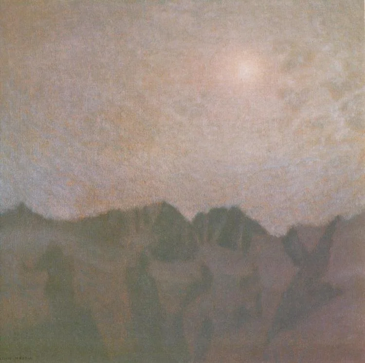 Notturno a Valnontey - 1961 - 60x60