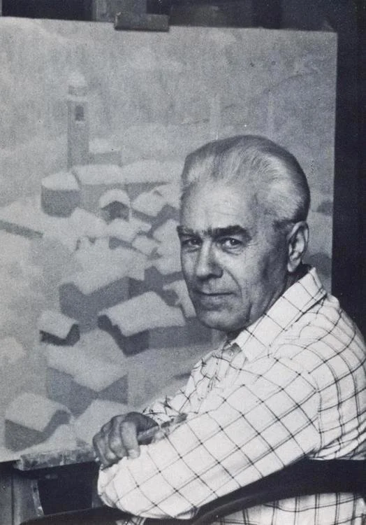 Alessio Nebbia nel suo studio