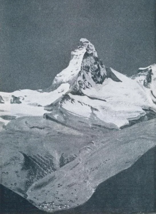 Plastico del Cervino e del M. Rosa - da Zermatt