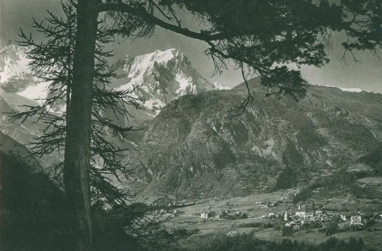 Courmayeur e Grandes Jorasses - 1927