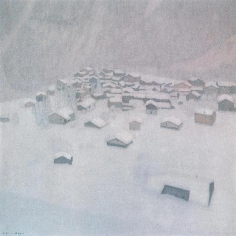 Dopo la nevicata - 1965 - 100x100