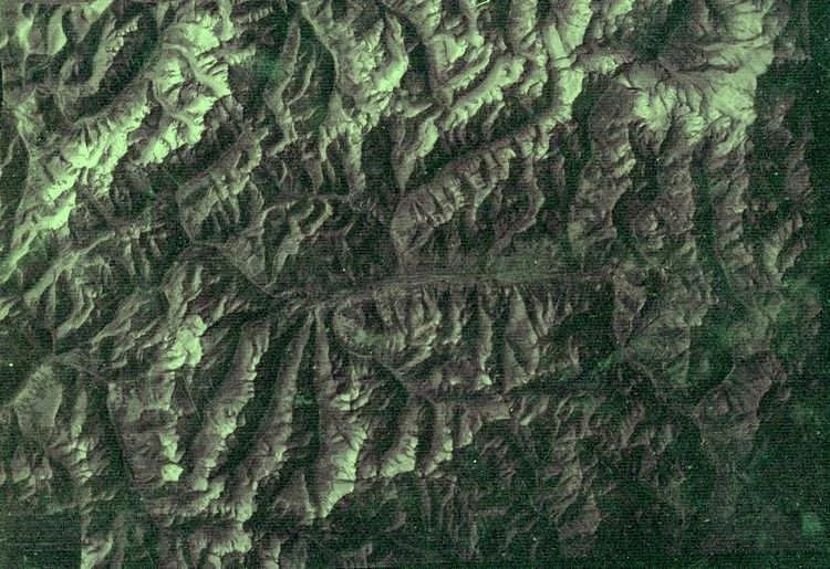 Plastico Valle d'Aosta vista zenitale