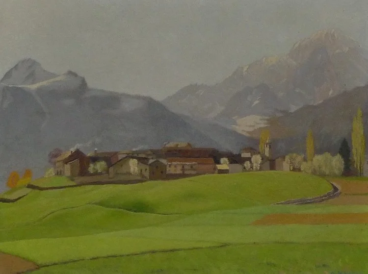 Verrand e Monte Bianco - anni '40/50 - 46x61