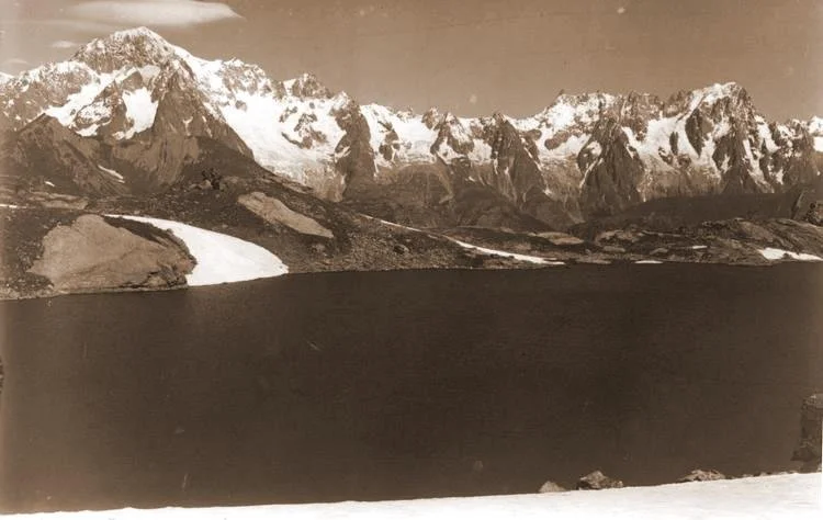 Vista dal lago di Pietra Rossa - 1953