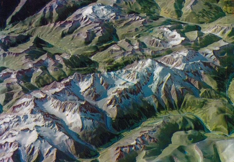 M. Bianco dal Plastico della Valle d'Aosta