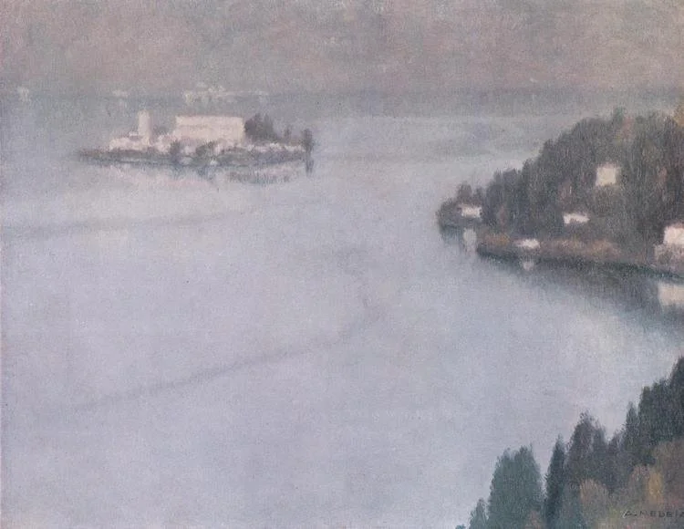 Lago d'Orta - 1948 - 35x45