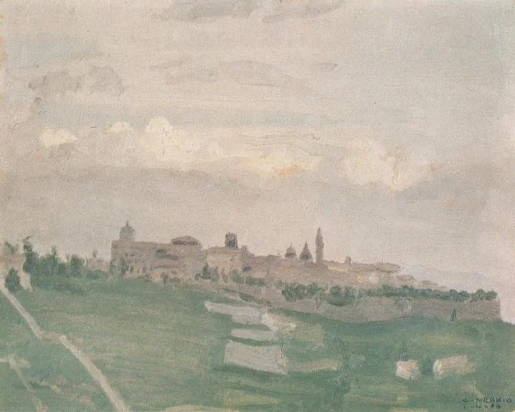 Bergamo alta - 1966 -24x30