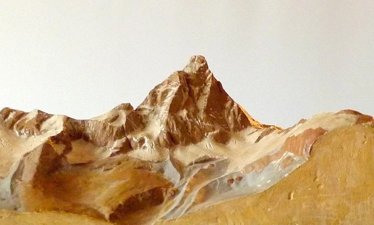 Plastico del Cervino da Cervinia