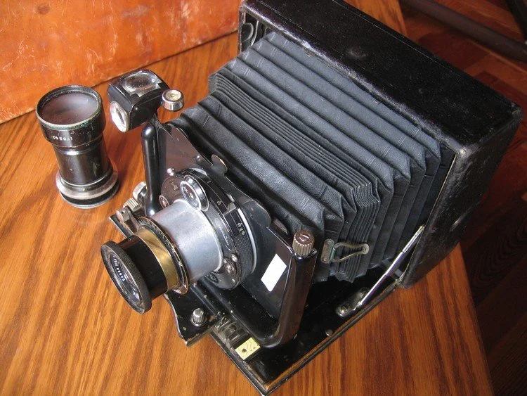 Macchina fotografica a lastre di vetro Zeiss Ika