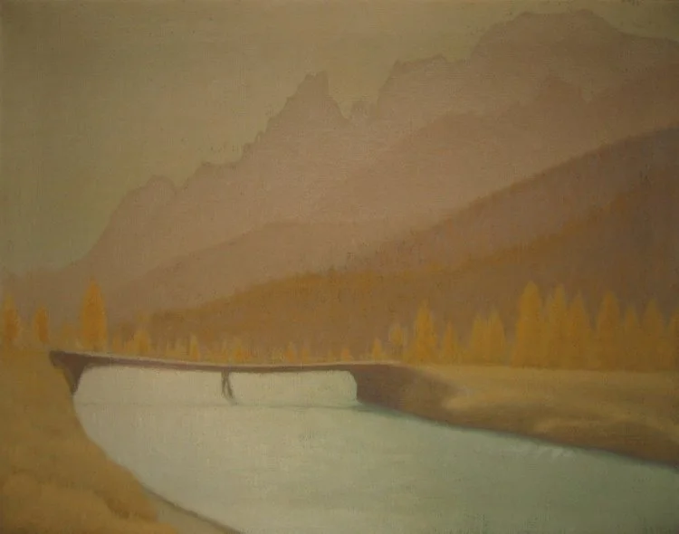 Autunno in Val Ferret - 1964 - 80x100