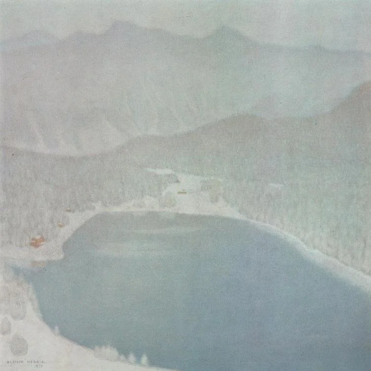 Lago di Skt. Moritz - 1974 - 70x70