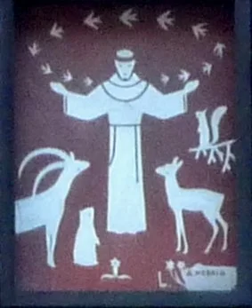 San Francesco, graffito, primi anni '50