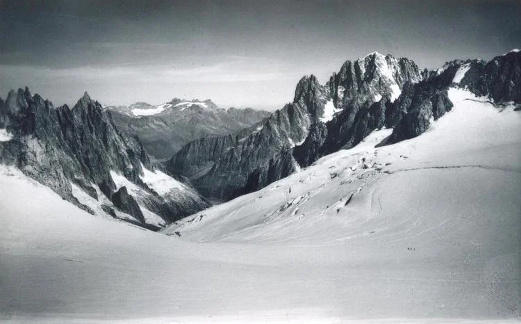 Ghiacciaio del Gigante e Aiguille Verte