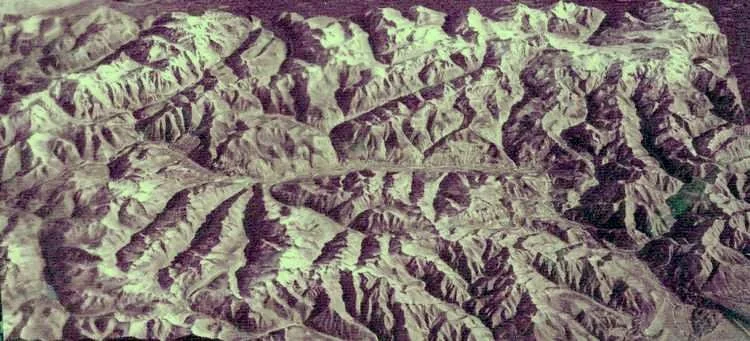 Plastico Valle d'Aosta vista da sud