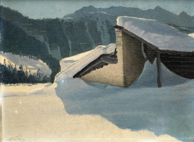 Peuterey sotto la neve