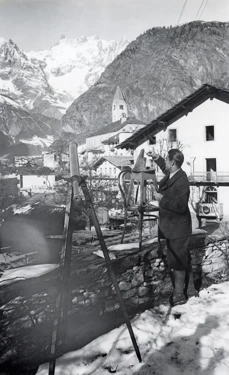 Modellando il Dente del Gigante - 1925